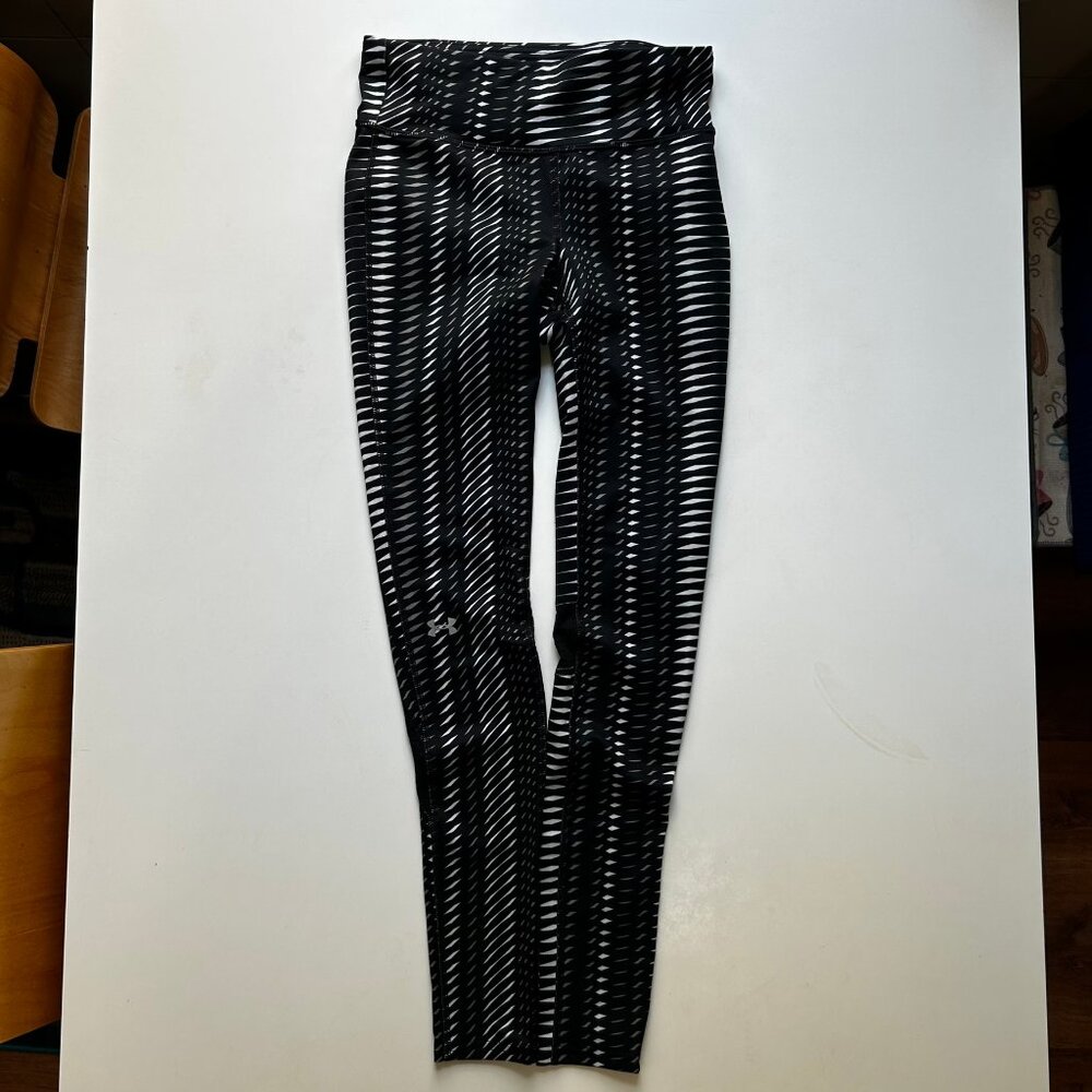 UNDER ARMOUR HIGH WAIST PRINTED WOMENS YOGA PANT SIZE XS